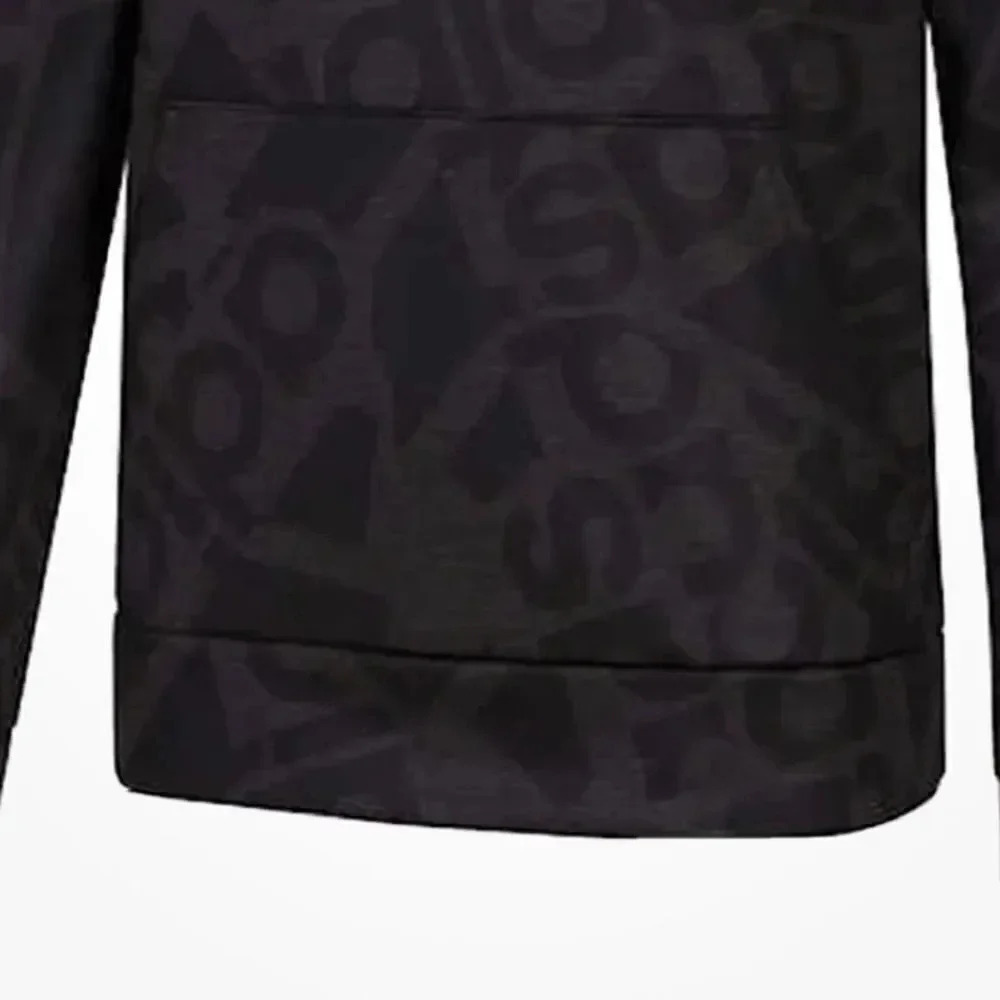 #9 Adidas Youth Tech Fleece Hoodie, Black and Grey Lightweight size Large 14/16 - Picture 5 of 7
